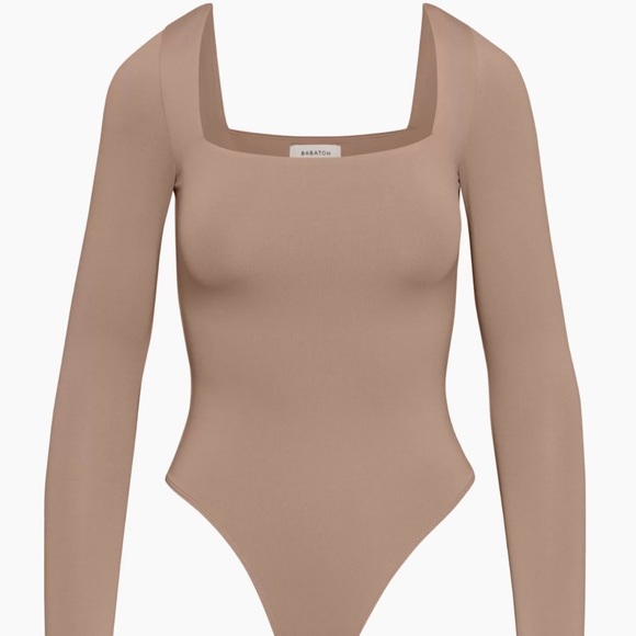 Babaton Contour Squareneck Longsleeve bodysuit - Picture 2 of 3